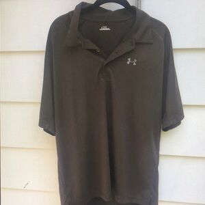 Under Armour Men's Dark Brown Polo Shirt